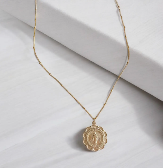 Virgin Mary Necklace