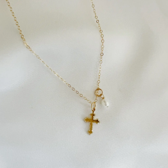 Truly Blessed Cross Charm Necklace