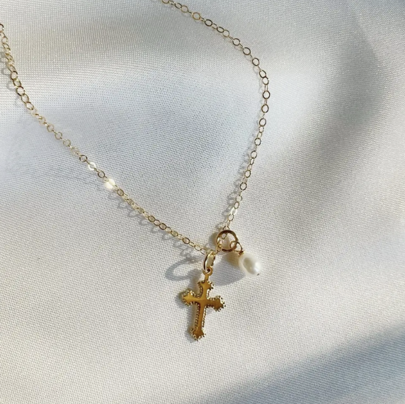 Truly Blessed Cross Charm Necklace
