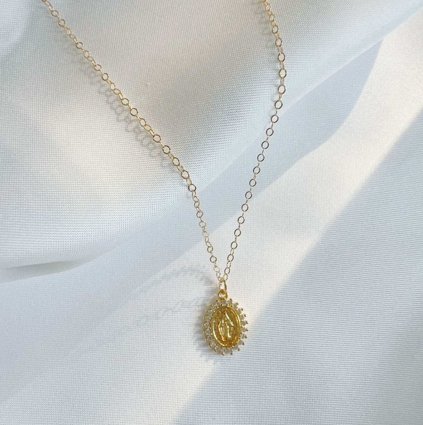 Blessed Mother Virgin Mary Necklace