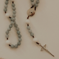 First Communion Rosary - Blue