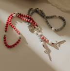 First Communion Rosary - Pink