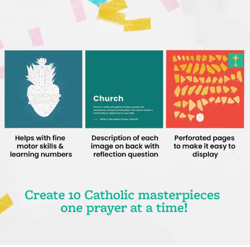 Paint By Sticker - Catholic Kids