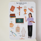 Catholic Sticker Sheet - Teacher