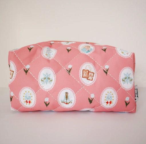 Quilted Pouch - Marian Pink