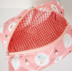 Quilted Pouch - Marian Pink