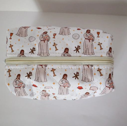 Quilted Pouch - Jesus The Good Shephard