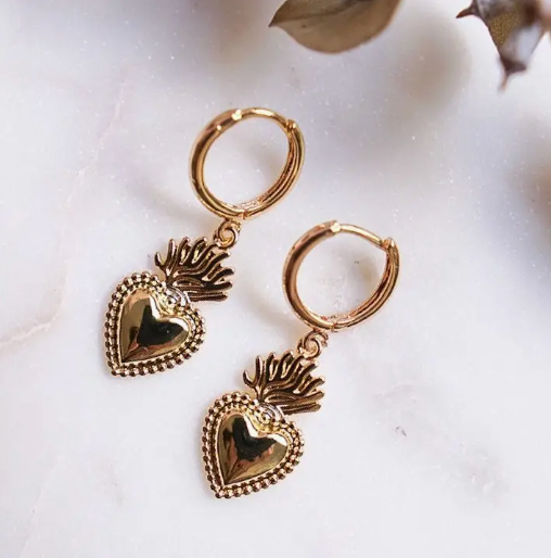 Sacred Heart Earrings