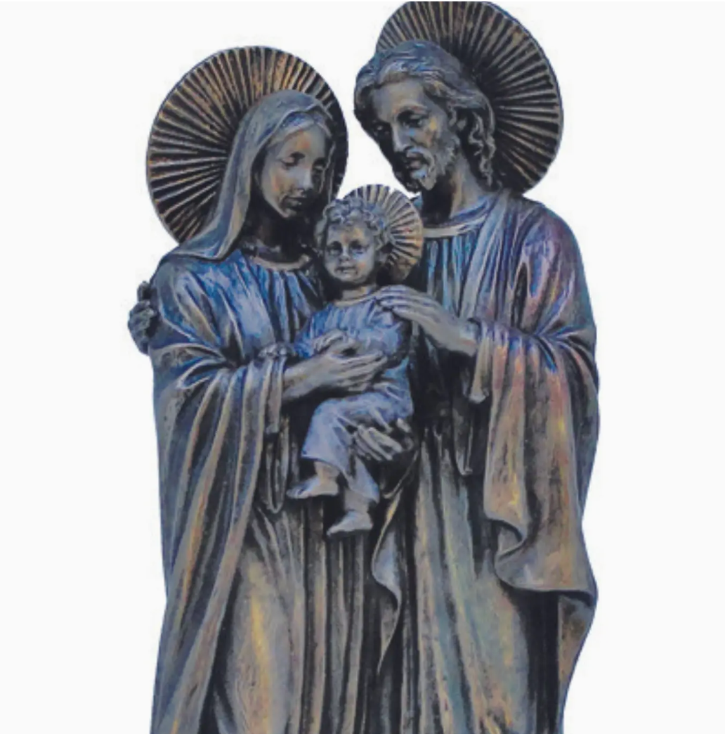 Holy Family Bronze Statue