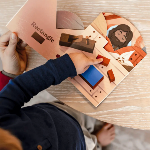 Joseph's Workshop Of Shapes Board Book