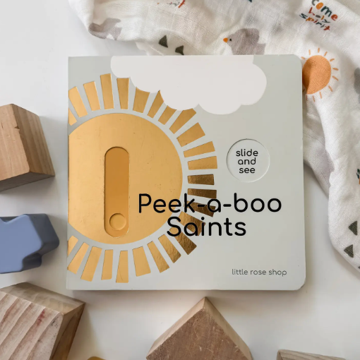 Peek A Boo Saints Board Book