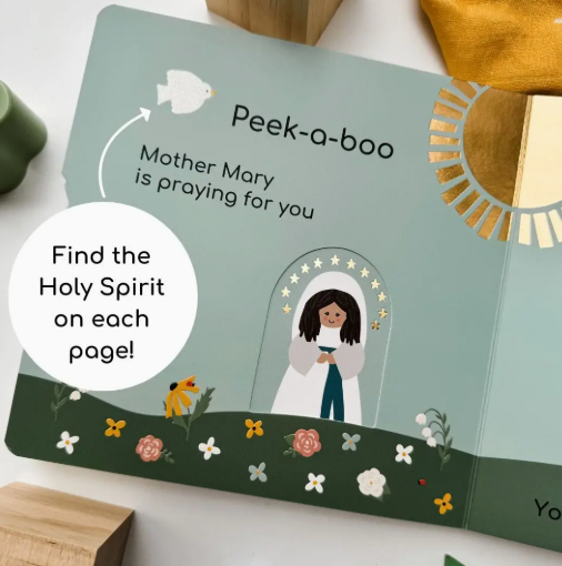 Peek A Boo Saints Board Book