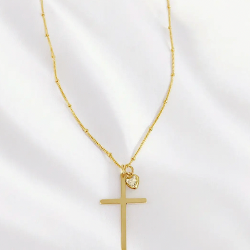 Cross Charm Necklace