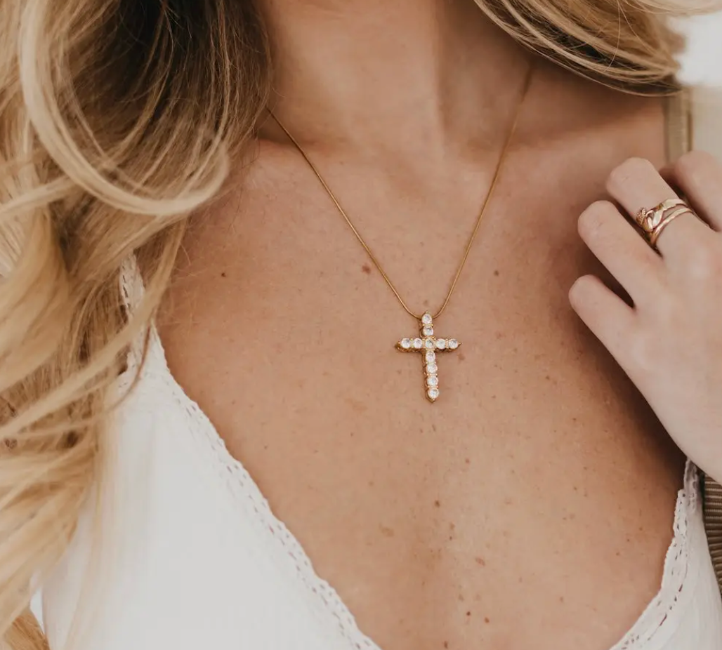 For Your Glory Cross Necklace