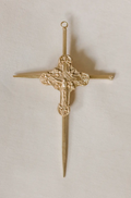Gilded Crucifix Nail Cross