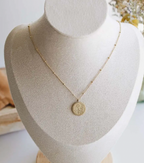 Holy Family Floral Necklace