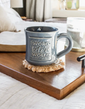 Word Before World Ceramic Mug - Gather Blue