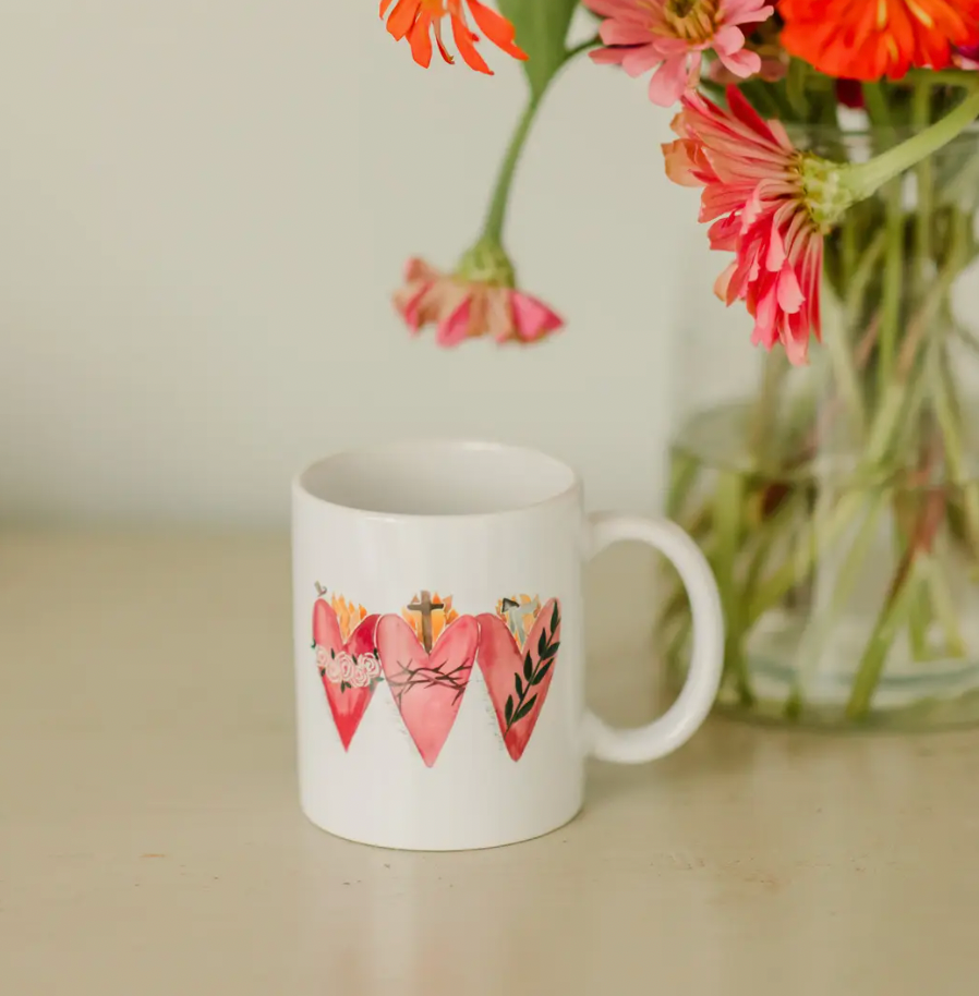 Three Hearts Mug