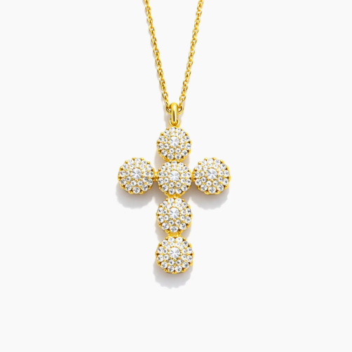 Dainty Sparkle Cross Necklace