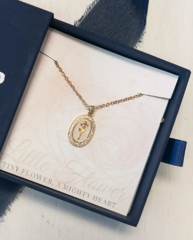 Little Flower Necklace - Gold