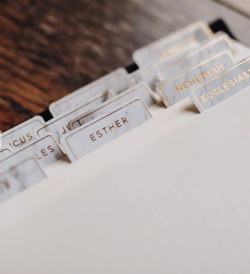 Marble Bible Tabs