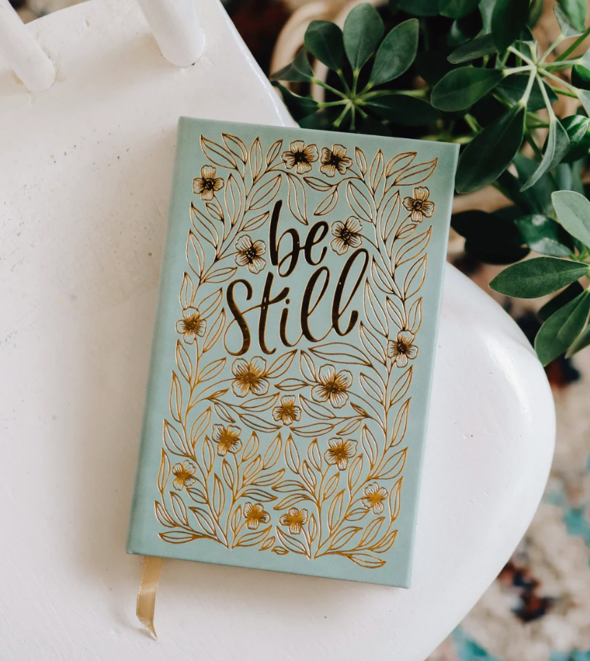 Be Still Gold Foil Journal
