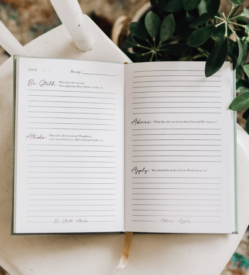 Be Still Gold Foil Journal