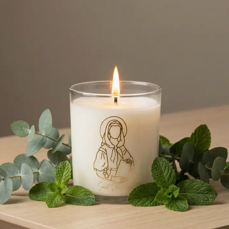 Saint Dymphna Candle